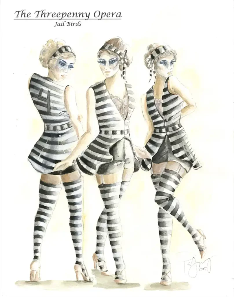 Threepenny Opera Costumes by Poua Yang, 2015