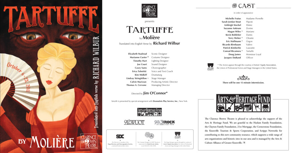 Tartuffe playbill